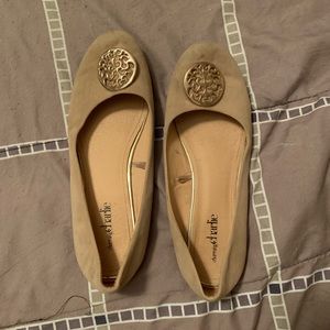 Charming Charlie tan flats